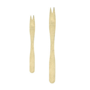 Forchettine legno 2 punte