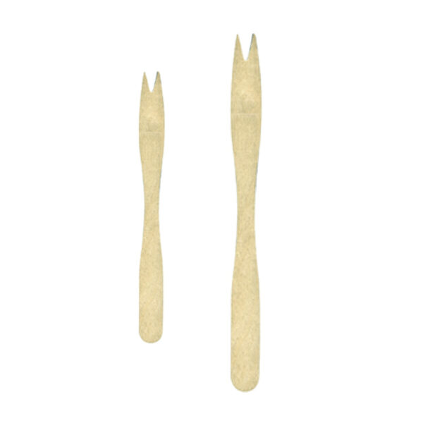 Forchettine legno 2 punte