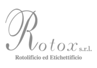 Rotox rotoli ed etichette cassa logo C