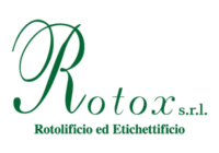 Rotox rotoli ed etichette cassa logo C
